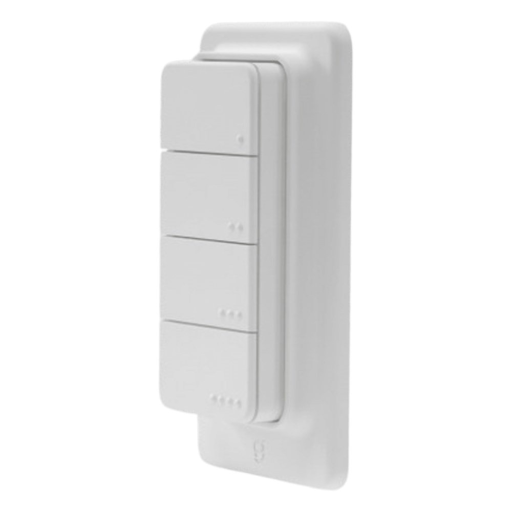 Boton inalambrico Bluetooth 4 botones para configurar escenarios. SHELLYBLURCBUT4