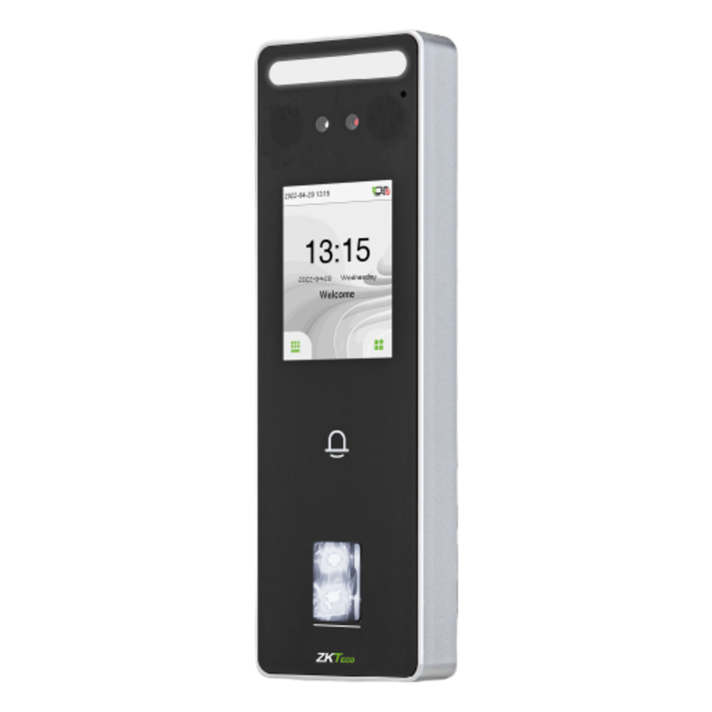 Lector Autónomo de Reconocimiento Facial, Huella Digital y Tarjeta 125KHZ/ compatible con ZKBIO ZLINK SPEEDFACEV3Z