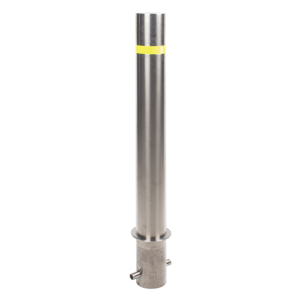 Bolardo Fijo de Acero Inoxidable de 900 mm de Altura / Ideal para aplicaciones delimitaciones de automóviles XB-900-F