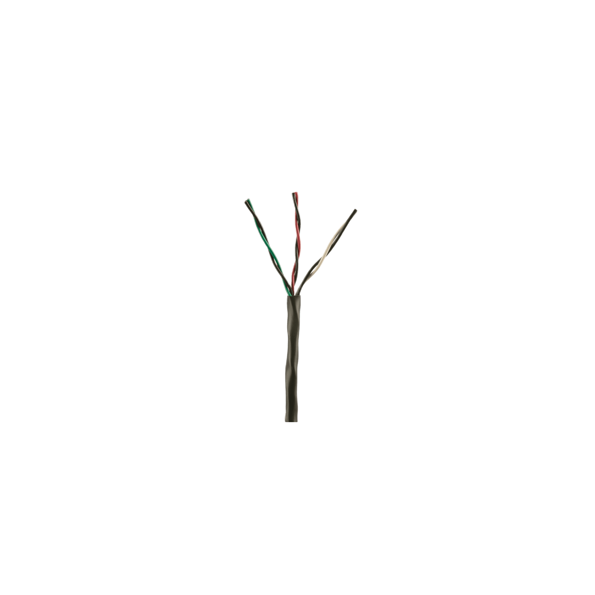 Bobina de Cable de Cobre de 3 Pares Clase 4 Para Sistemas FMPS, 16 AWG, Sin Blindaje, CMR (Riser), Uso Interior/Exterior, Color Negro, Carrete de 609 metros PXUOR316BBL-UQ