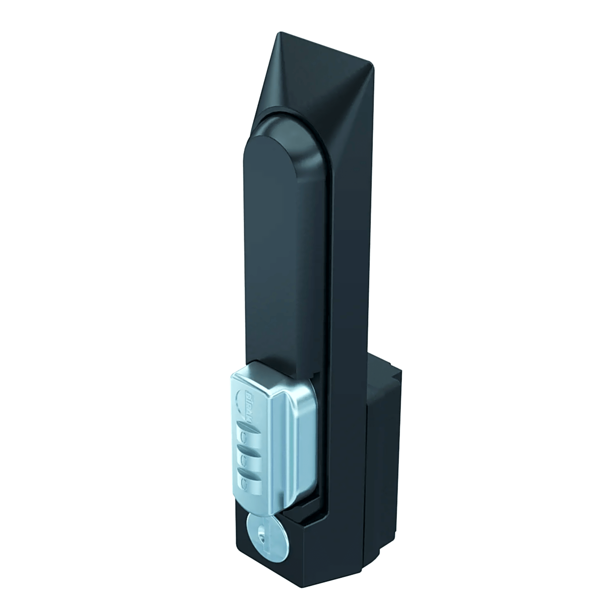 Chapa de Seguridad para Gabinete Con Combinación de 3 Dígitos / Control Llave Maestra / Acero Negro Texturizado / Dimensiones 7.50 x 1.38 x 2.50 in NCLH