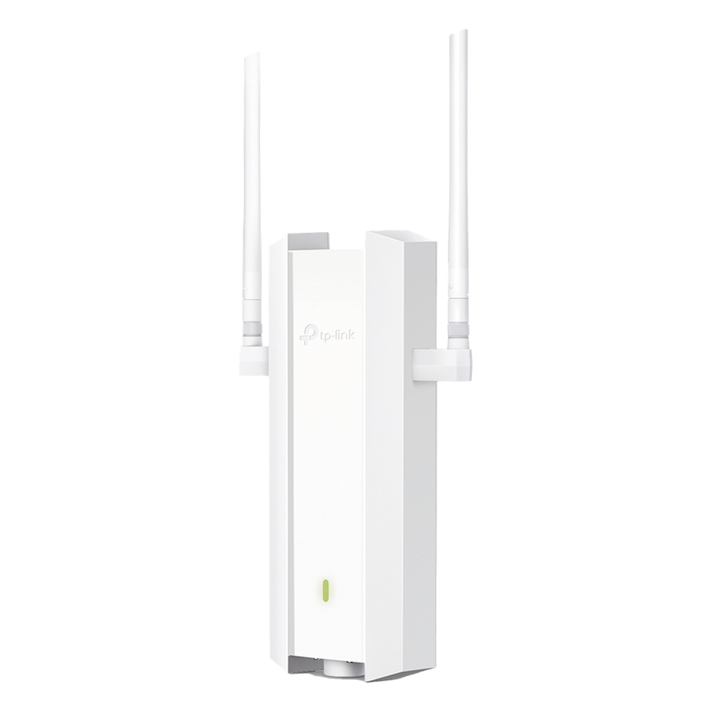 Punto de Acceso Omada Exterior / Wi-Fi 6 AX1800 MU-MIMO 2x2 / Mesh Omada / Alta Densidad de Usuarios / Carcasa Resistente IP67 / Configuración por Controlador o Stand-Alone / Para Montaje en Mástil/ Pared / Alimentación PoE+ EAP625-OUTDOOR-HD