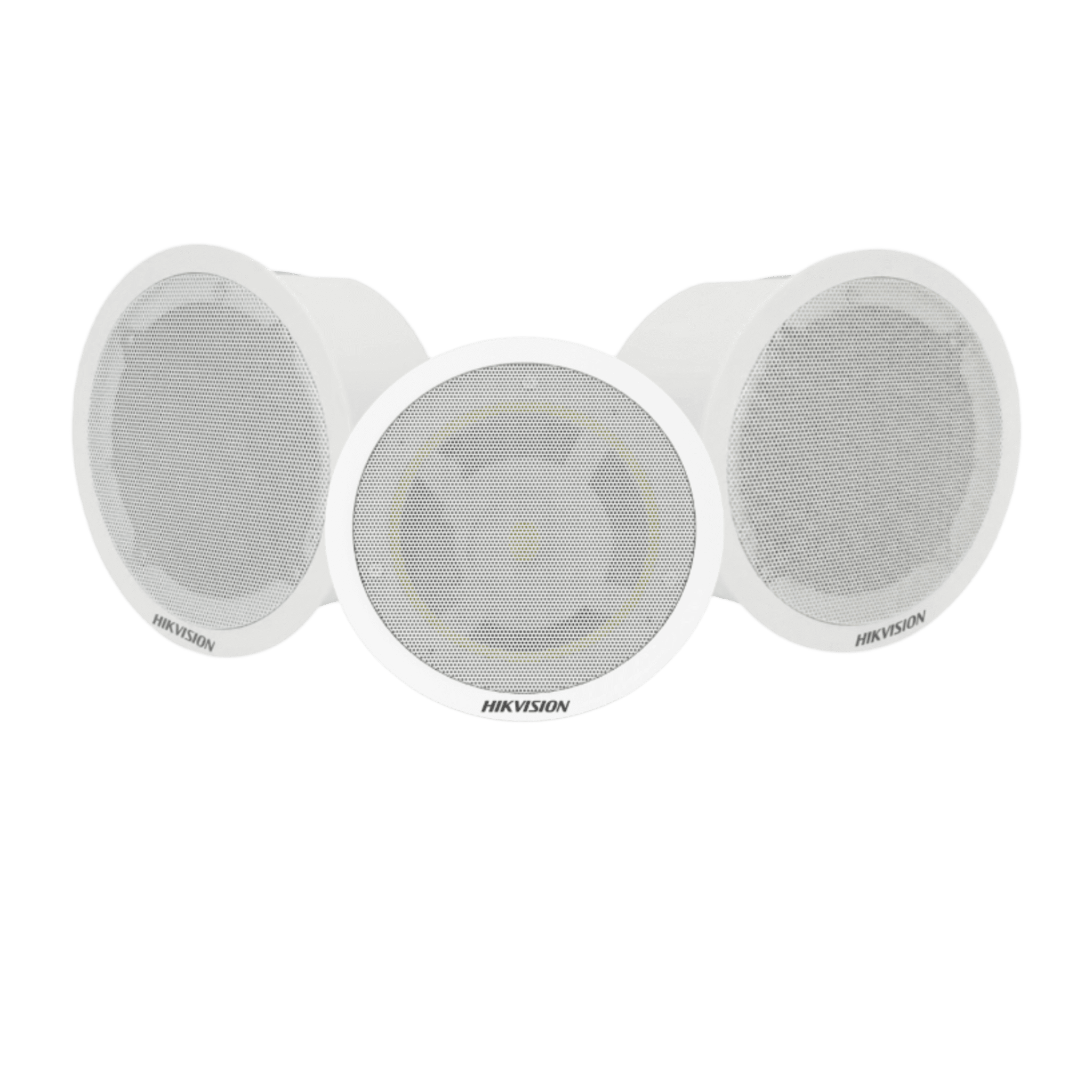 Kit Altavoz principal y 2 bocinas secundarias, solo alimenta la principal | Bluetooth | Hik-Connect | Musical Ambiental | Voceo | Calendarización de audios DS-QAZ-KIT203-BS