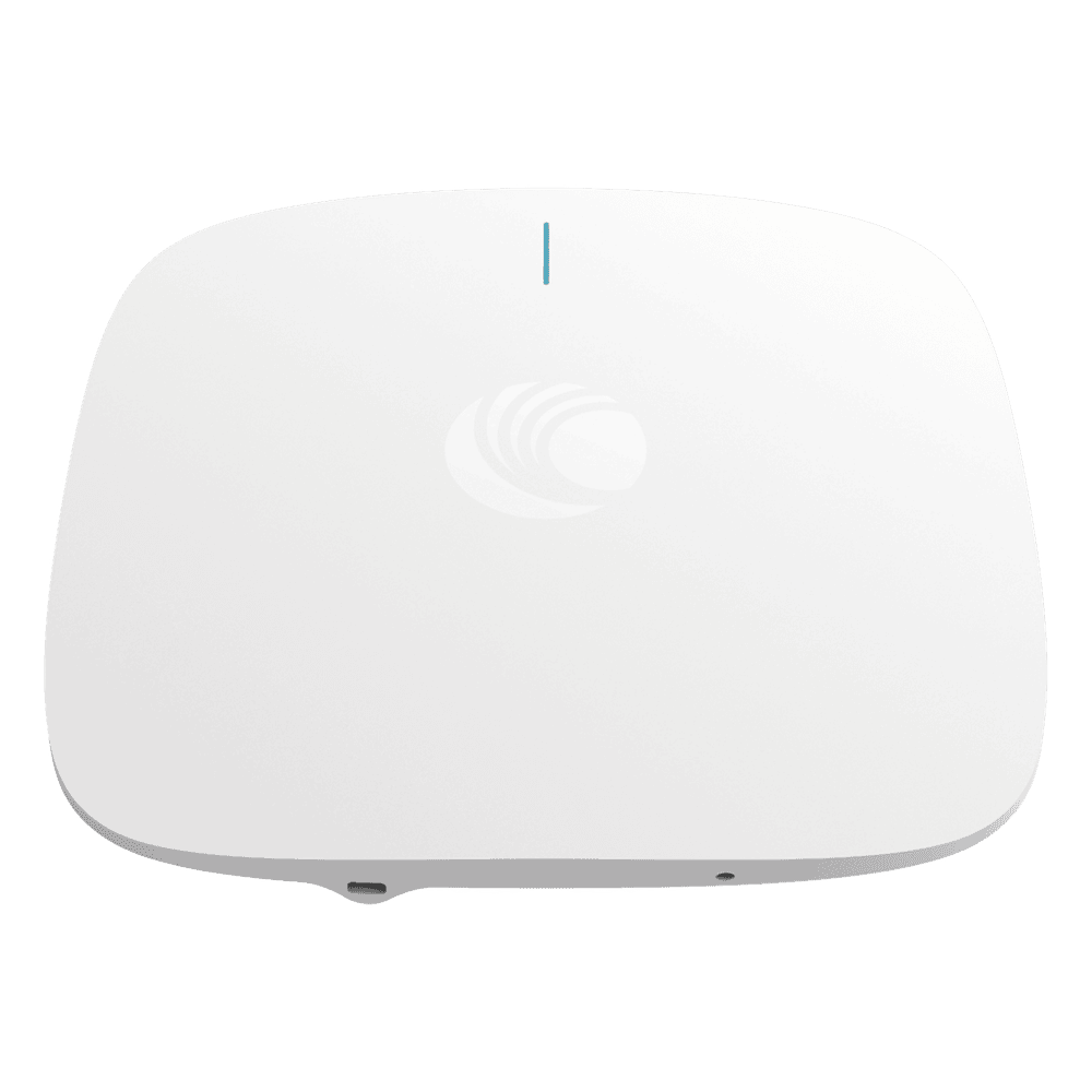 Access Point Wi-Fi 6 / Dual-Radio 2x2 / 1.77 Gbps / 2.5 GbE Uplink / Cloud Management cnMaestro / WPA3 Security / IoT Optimized XV22X00A10RW