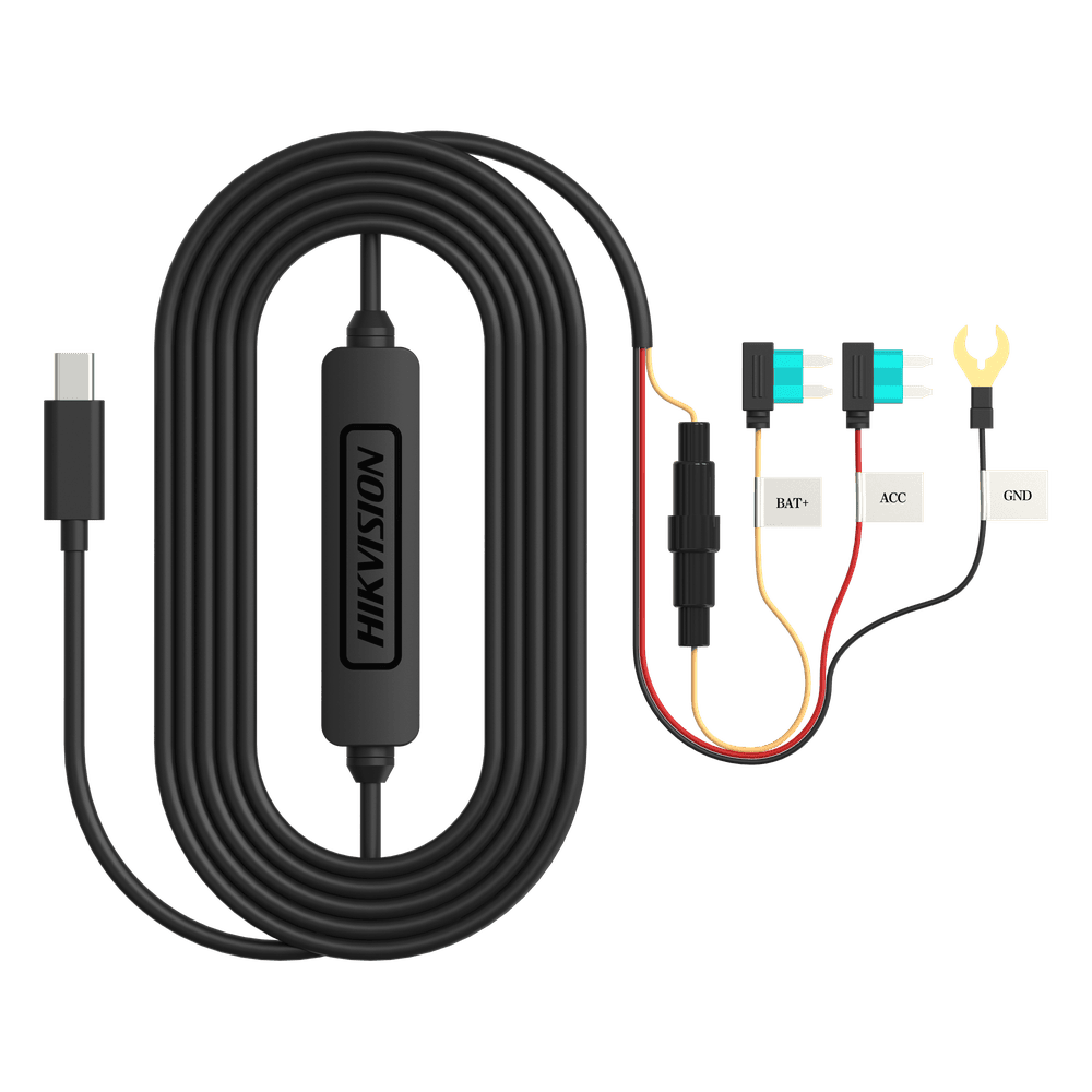 Adaptador Buck DC-DC / Entrada 12-24V DC / Salida 5V MicroUSB / Protección Baja Tensión 11.3V / Cable 3.4 m (11.2 ft) AE-DF7351(3.5M)