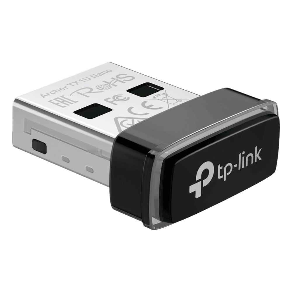 Adaptador USB Inalámbrico AX300 / Wi-Fi 6 2.4 GHz / 287 Mbps / Nano Size / OFDMA y MU-MIMO / Driver Pre-cargado / WPA2-PSK ARCHER-TX1U-NANO