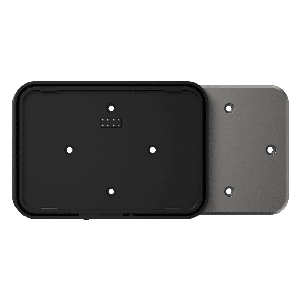 Adaptador de Montaje SUNMI CPad / Compatibilidad VESA y Caja 86mm / Conectividad USB Alimentación y Datos / Fijación Segura con Cerradura / Botón Liberación Rápida CPAD-VESA-ADAPTER