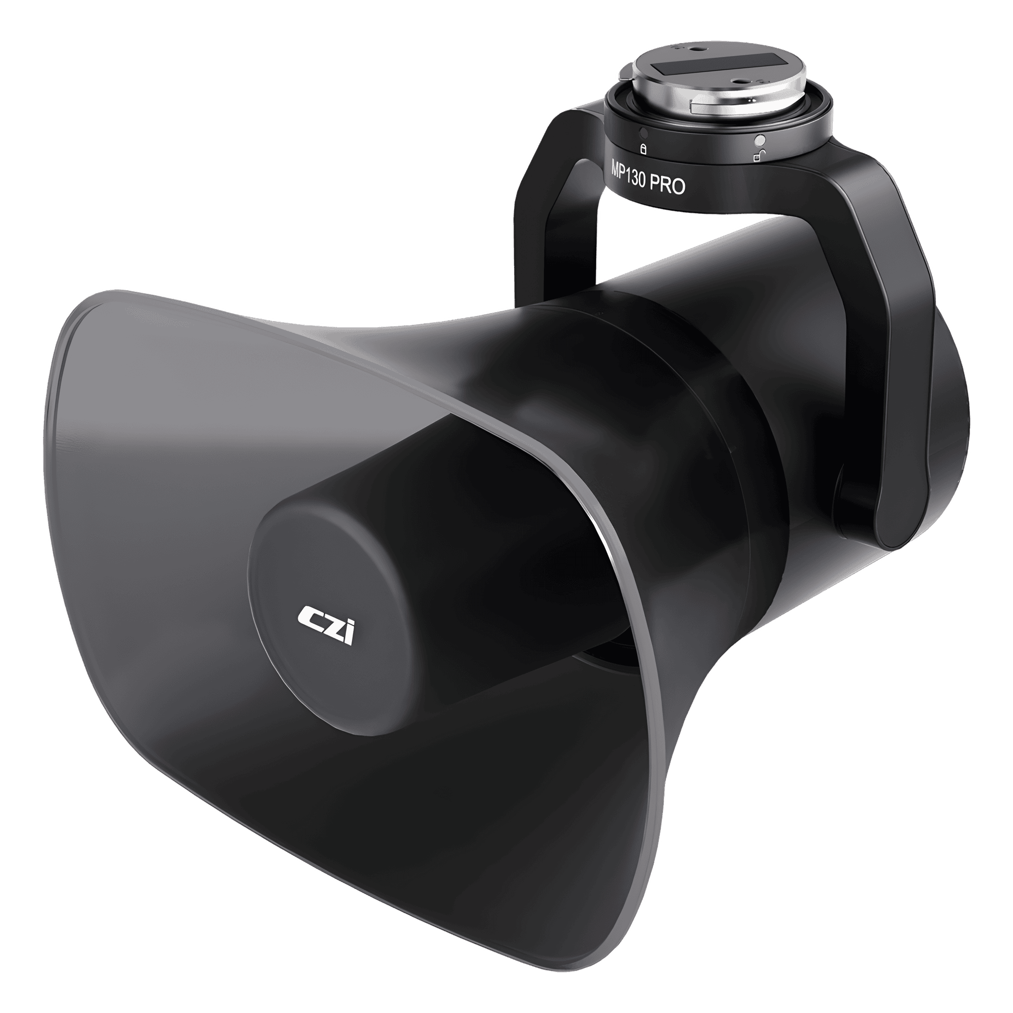 Altavoz de Largo Alcance para Drones, 130 dB de Presión Sonora, Alcance 700 m, Luz de Advertencia Multicolor, Compatible con DJI Matrice M300/M350/M400, Transmisión en Vivo, Reproducción Grabada MP130PRO
