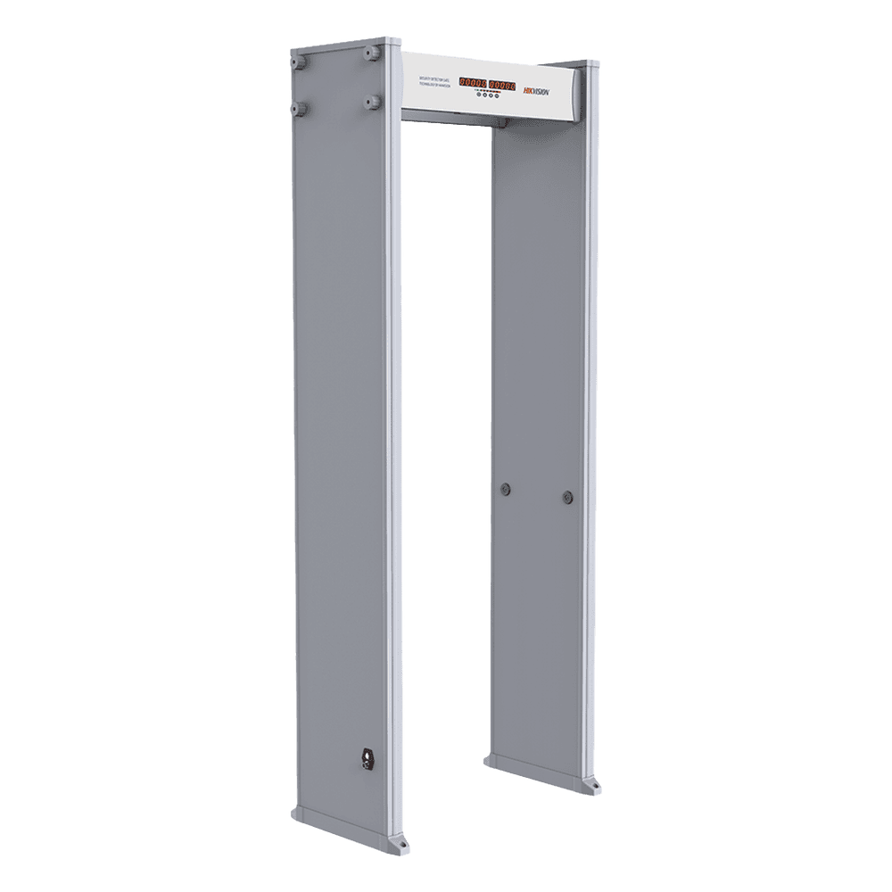 Arco Detector de Metales de 6 Zonas / Contador de Personas y Alarmas / Precisión de una Moneda 25 mm / 255 Niveles Sensibilidad / Pantalla LED ISD-SMG106C