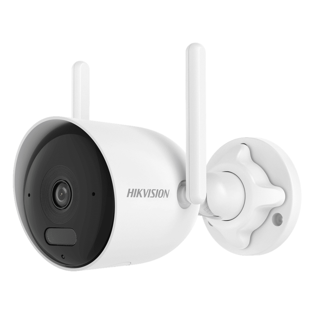 Bala IP 2 Megapixel / Lente 2.8 mm / Dual Light (30 mts IR + 30 mts Luz Blanca) / Wi-Fi 6 / ACUSENSE / Audio Bidireccional (Micrófono y Bocina) / IP66 / dWDR DS-2CFW02