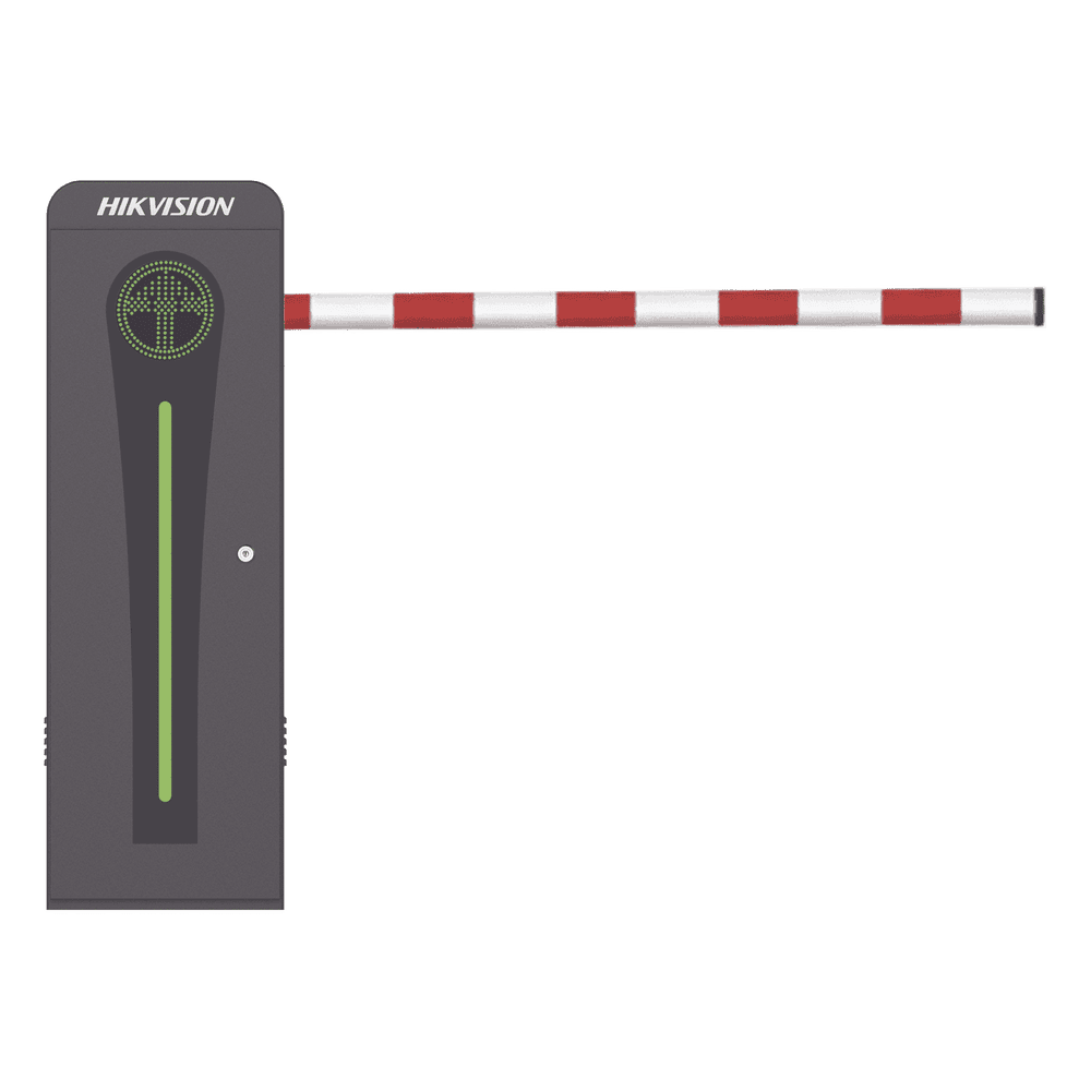 Barrera Vehicular con Brazo Abatible por Colisión 4 mts INCLUIDO / Derecha / Alto Desempeño / Brushless / Semáforo Rojo-Verde en Gabinete / Incluye 2 Controles Remotos KT-320-ABAT(4MR)