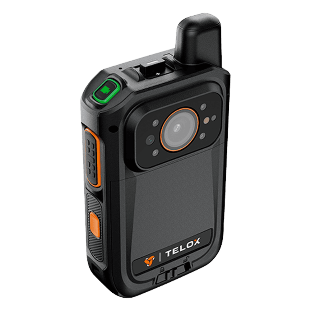 Bodycam IP67 4G LTE Android 12 / Con Funciones de Radio POC / Pantalla Táctil de 2" / Soporta llamadas Telefónicas y Mensajes SMS /Descarga de Vídeo automática con estación CP680
