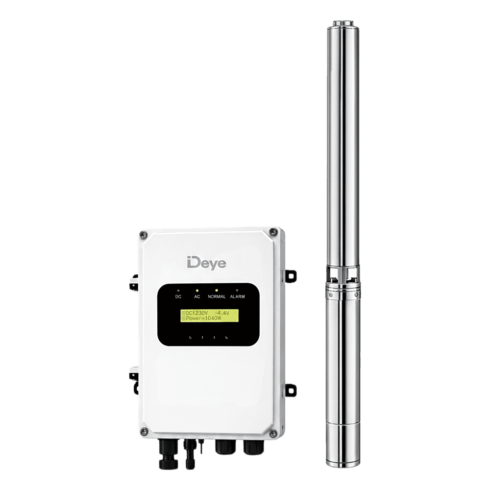 Bomba Solar Sumergible 1500W (1HP) / Controlador Solar 60-220Vcd SP1500DC