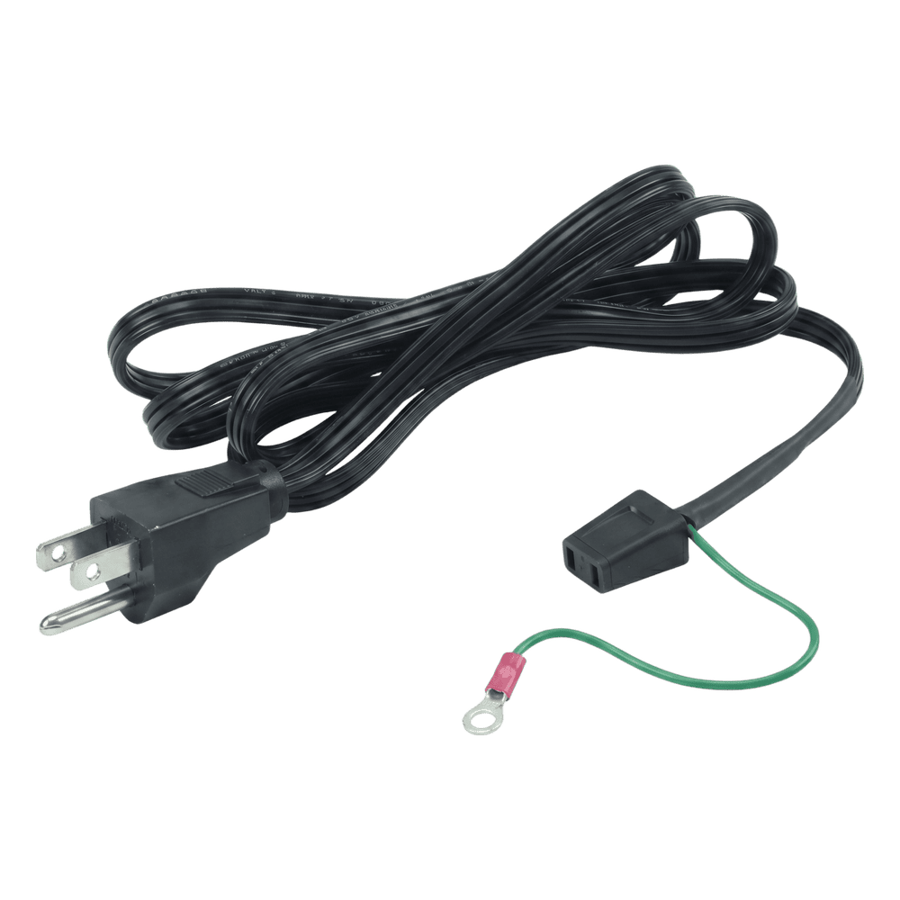 Cable de Alimentación para Ventilador / 1 Conector / 1.52 m (5 ft) / Cobre / Enchufe 3 Puntas con Tierra / Compatible con Ventiladores Compactos Hoffman ACORD1