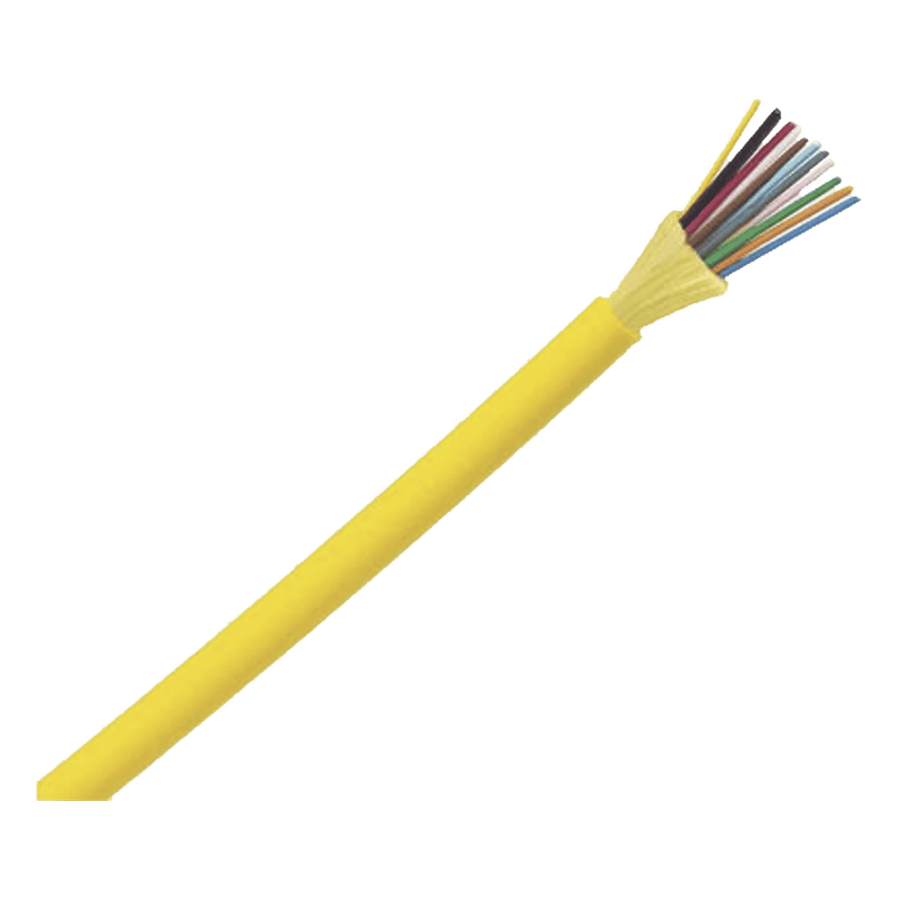 Cable de Fibra Óptica de 24 Hilos, Monomodo OS2 9/125, Interior, Tight Buffer 900um, No Conductiva (Dieléctrica), LSZH, Precio Por Metro FSDL924