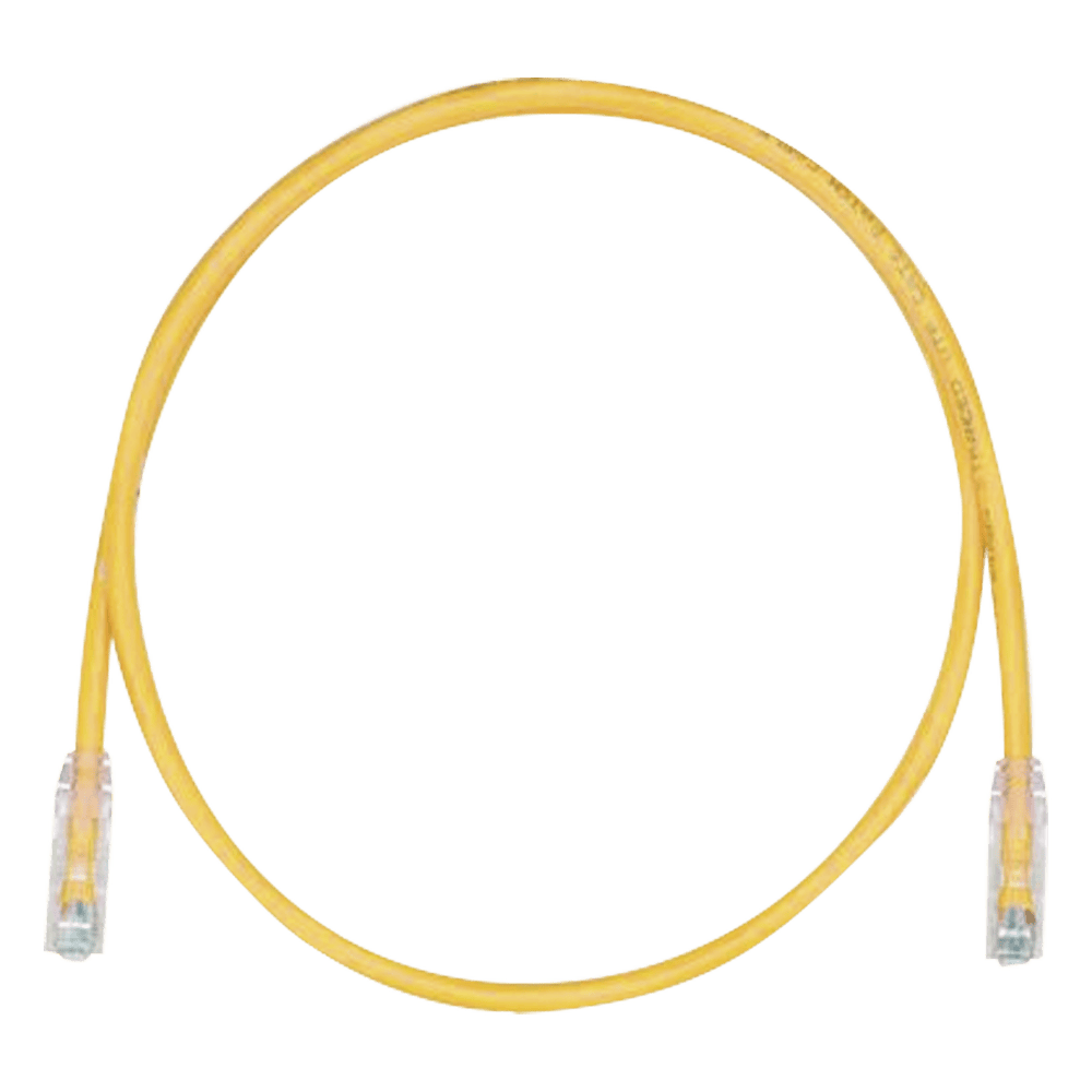 Cable de Parcheo TX6, UTP Cat6, 24 AWG, CM, Color Amarillo, 3.05 Metros (10 Pies) UTPSP10YLY