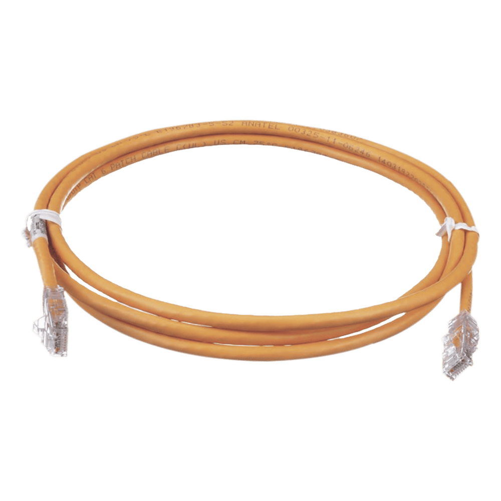 Cable de Parcheo TX6, UTP Cat6, 24 AWG, CM, Color Naranja, 1.52 Metros (5 Pies) UTPSP5ORY