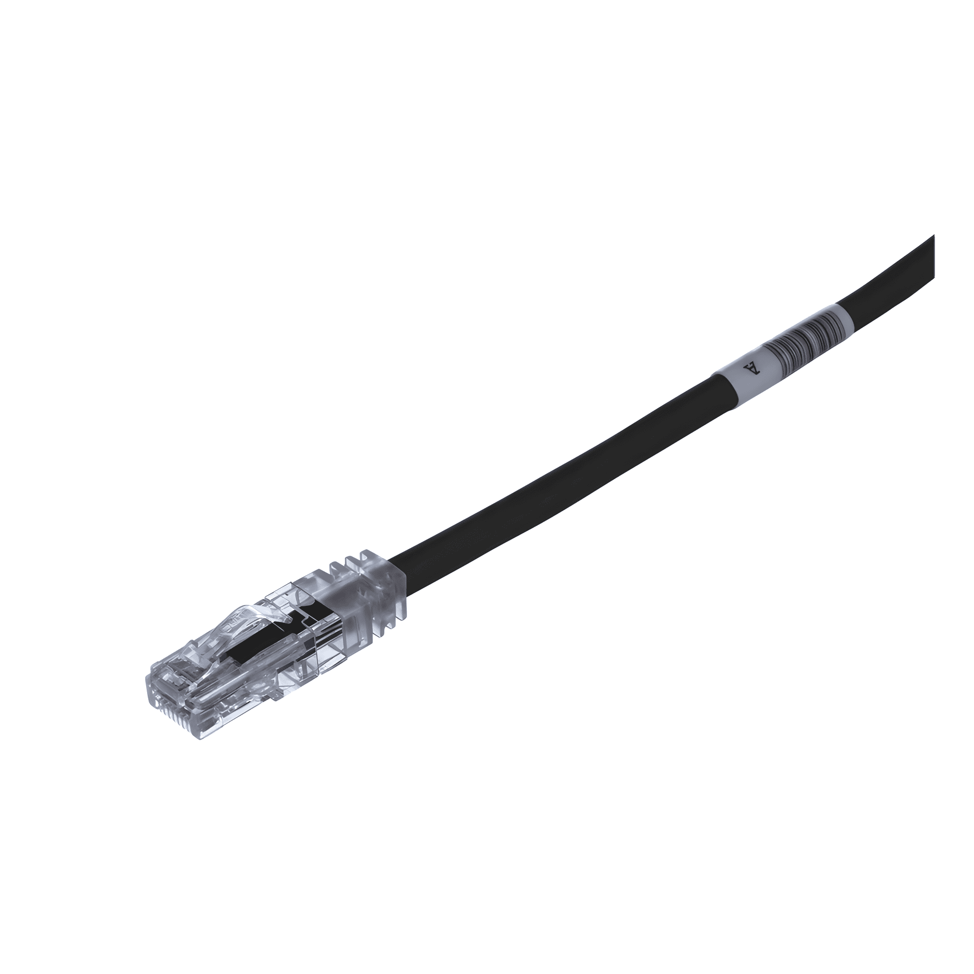 Cable de Parcheo TX6, UTP Cat6, 24 AWG, CM, Color Negro, 15.24 Metros (50 Pies) UTPSP50BLY