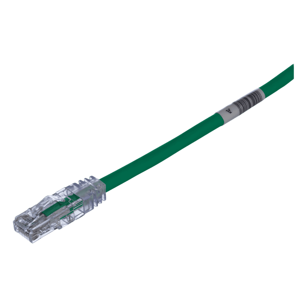 Cable de Parcheo TX6, UTP Cat6, 24 AWG, CM, Color Verde, 3.05 Metros (10 Pies) UTPSP10GRY