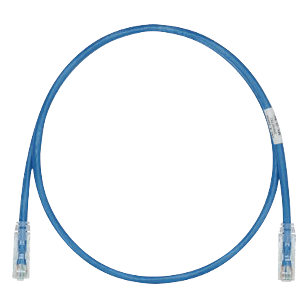 Cable de Parcheo TX6, UTP Cat6, 24 AWG, LSZH, Color Azul, 1 Metro (3.28 Pies) UTPSPL1MBUY