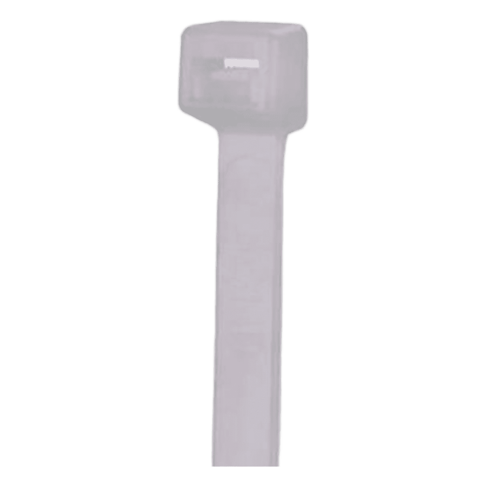 Cincho de Nylon 6.6 Pan-Ty, 206mm largo x 7.6mm ancho, Color Negro, Exterior Resistente a Rayos UV, Paquete de 50pz PLT2H-L
