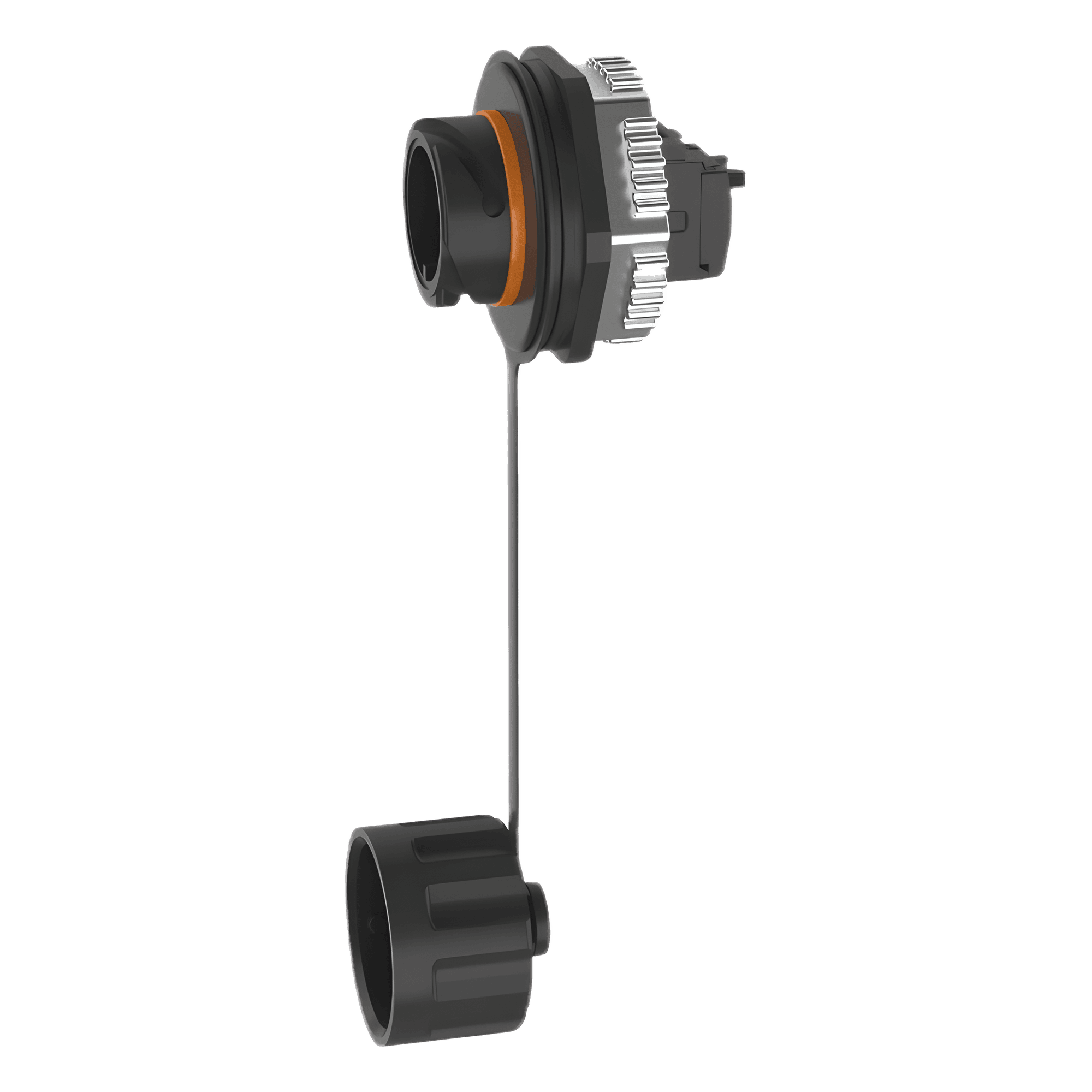 Conector Jack RJ45 de Uso Industrial Estilo TG, Categoría 6A, Con Tapa Protectora, Protección IP67 IAEBH6X
