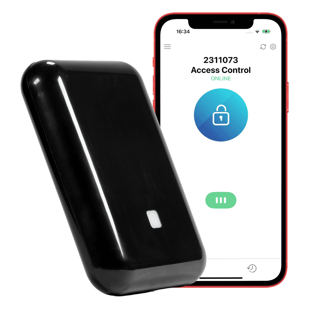 Controlador de Acceso IP 1 Puerta / Wi-Fi + 4G LTE + Bluetooth / RFID y NFC / App RControl / 1 Año de Servicio 4G LTE Ilimitado Incluido M2M-AXS