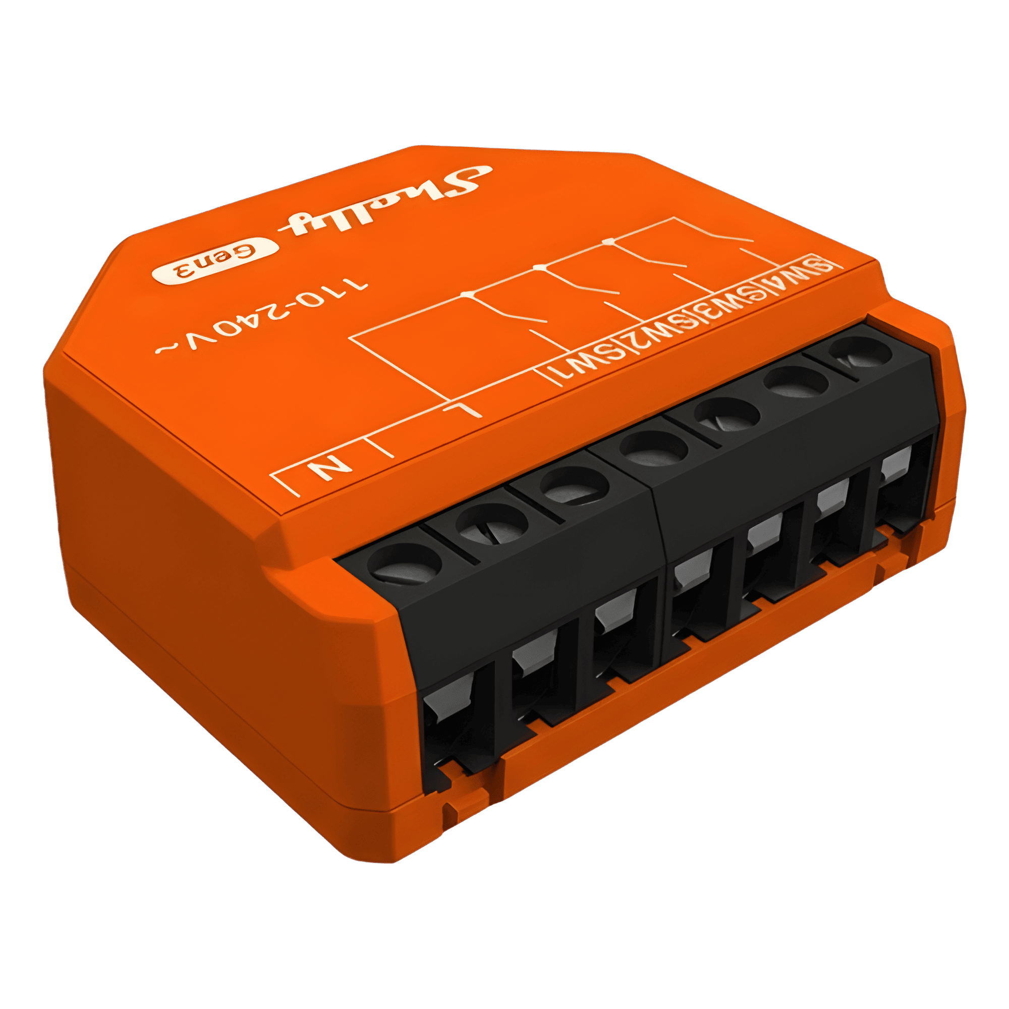 Controlador de Cuatro Entradas Digitales / WIFI/ Residencial / Nube P2P y control local / Google Nest / Alexa SHELLYI4GEN3
