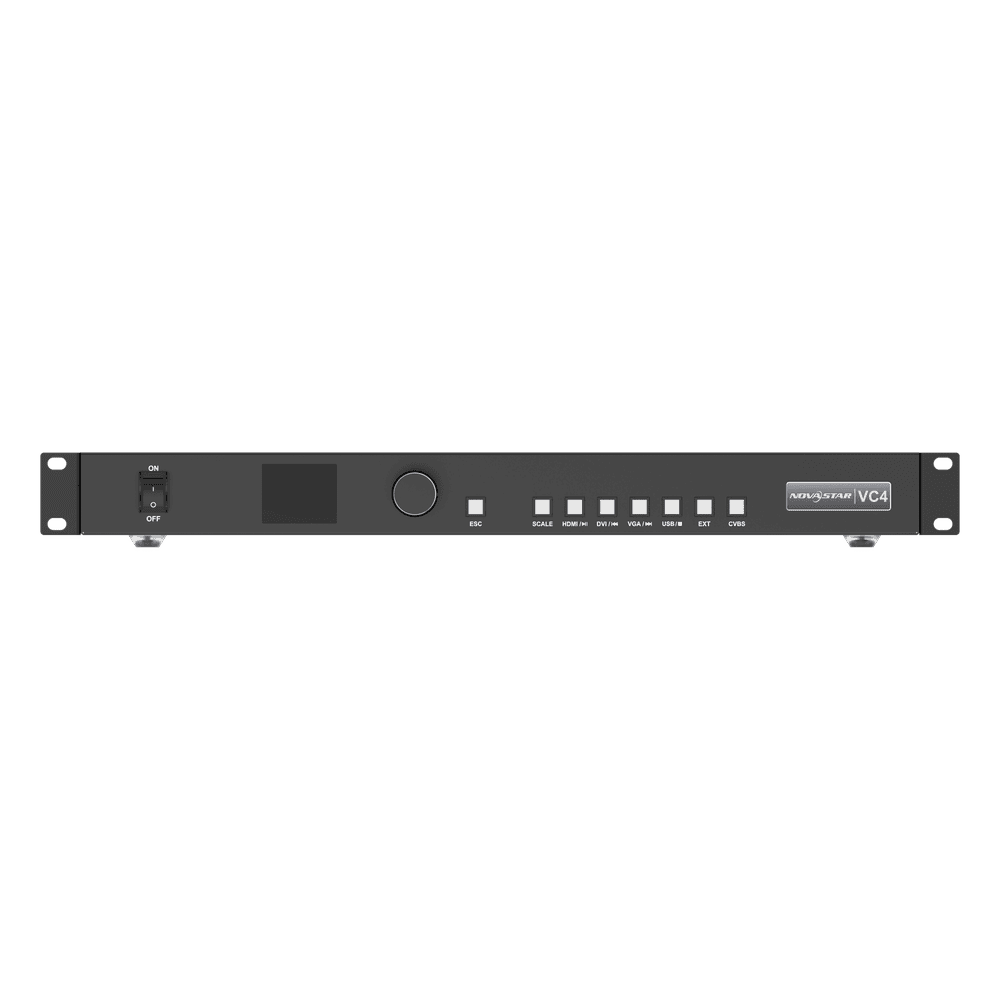 Controlador de Video LED VC4 / 4 Puertos Gigabit Ethernet / Entradas HDMI 1.3, DVI, VGA, CVBS / Salida Máxima 2.6 MP / Compatibilidad con RS232 VC4
