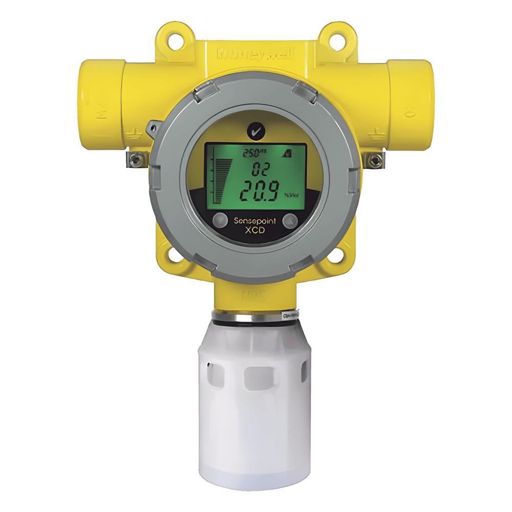 Detector de gas fijo con sensor electroquímico de hidrógeno 0-1000 ppm, salida 4-20 mA, certificación UL/c-UL SPXCDULNG1