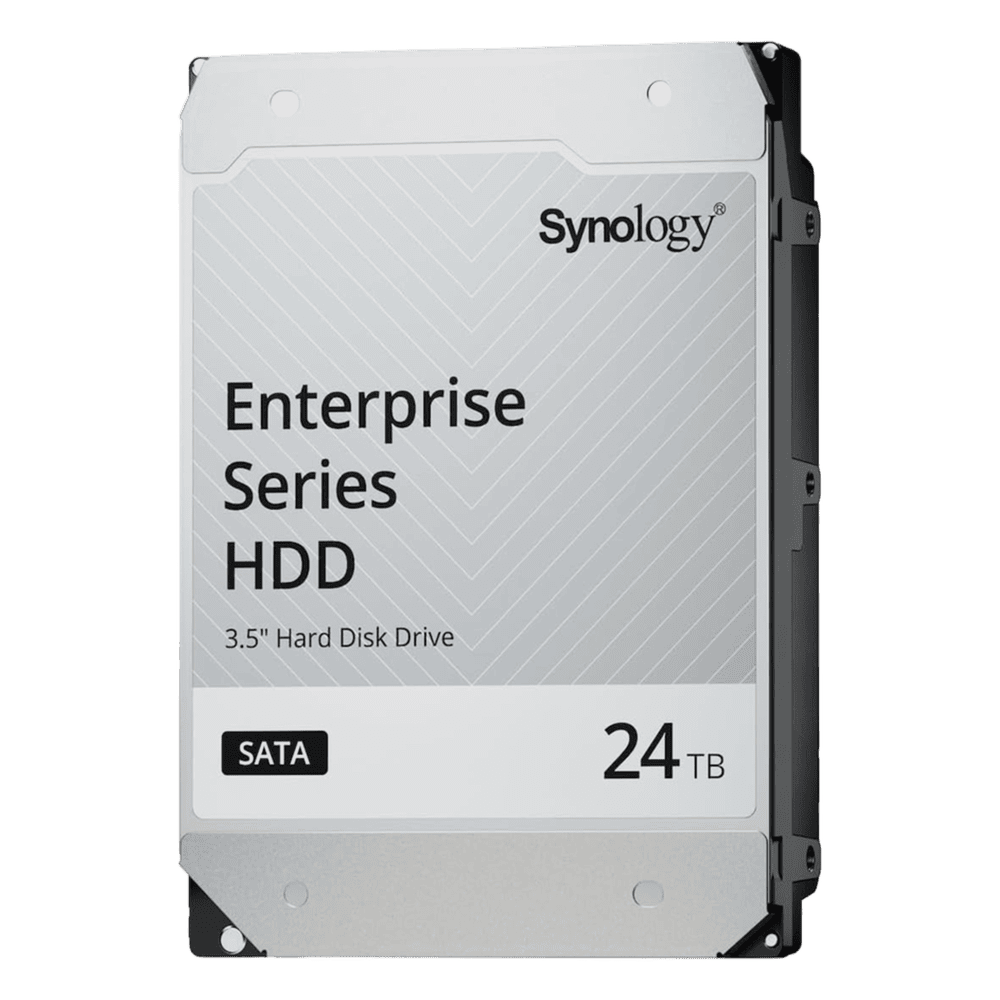 Disco Duro SATA de 3,5" Serie Plus / Capacidad 24TB / Interfaz SATA 6 GB/s / Tecnología CMR / MTBF de 1,2 Millón de Horas / Carga de Trabajo de 180 TB/año / Compatible con Synology DSM HAT532024T