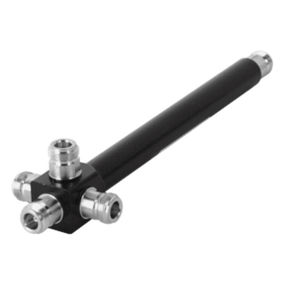 Divisor de Potencia 4 Salidas / 698-2700 MHz / PIM -120 dBc / 200W Potencia Máxima / Conectores N Hembra / Pérdida 6.32 dB / 50 Ohm CR-PS0727-4C