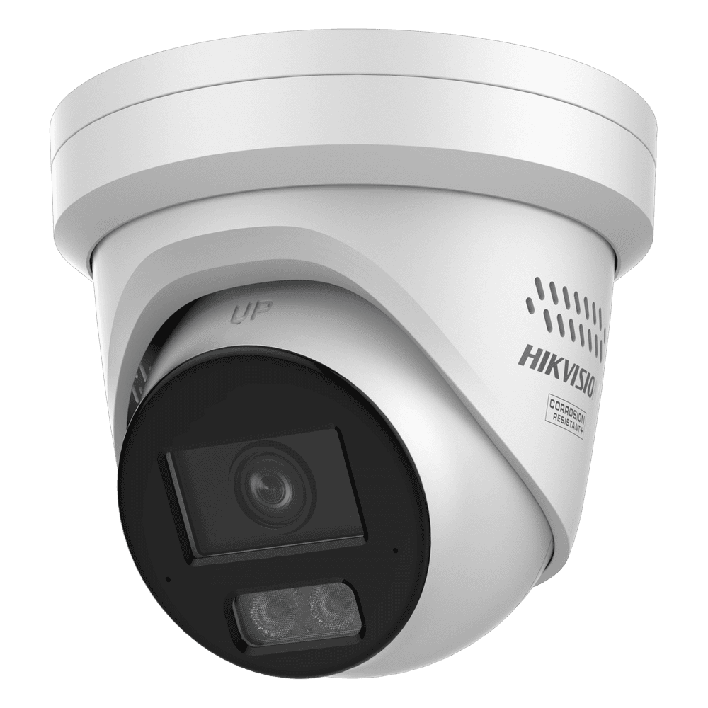 [Dual Light + 2 Micrófonos Integrados] Turret IP 12 Megapixel / Lente 2.8 mm / 30 mts Luz Blanca + 30 mts IR / ACUSENSE / Exterior IP67 / WDR 120 dB / PoE / ONVIF / Micro SD / Metal / ACUSEEK DS-2CD23123G2-LIY