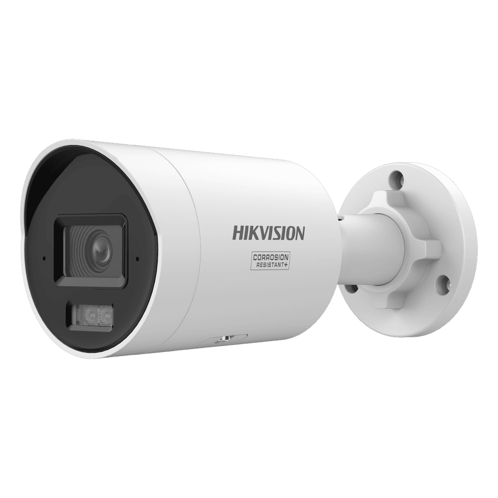 [Dual Light ] Bala IP 12 Megapixel (UHD) / Lente 2.8 mm / 40 mts Luz Blanca + 40 mts IR / ACUSENSE / Exterior IP67 / WDR 120 dB / PoE  / Micro SD / Metal / ACUSEEK / Captura Facial / NEMA 4X (Anticorrosión) DS-2CD20123G2-LIUY