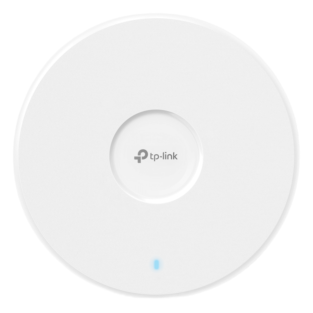 Punto de Acceso Omada / Wi-Fi 7 BE9300 MU-MIMO 2x2 / 1 Puerto 2.5 Gbps / Mesh Omada / Operaciones Multiencale (MLO) / Configuración por Controlador o Stand-Alone / Para Montaje en Techo/pared / Alimentación PoE+ EAP772
