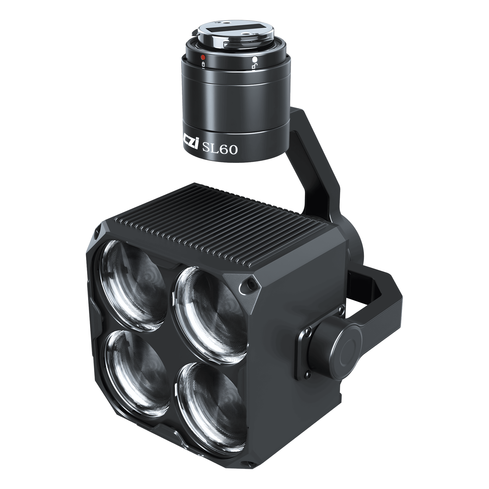 Estrobo Multi-color compatible con Drones DJI M350/M400, 90W Máximo, Luz Estroboscópica Multi-color, 4 Colores RGBY SL60