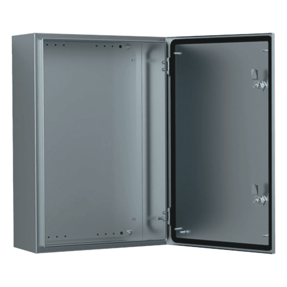 Gabinete de Acero Inoxidable 304L ASR IP66 1000x800x300 mm / 2 Cerraduras / Montaje Placa 2 mm ASR1008030