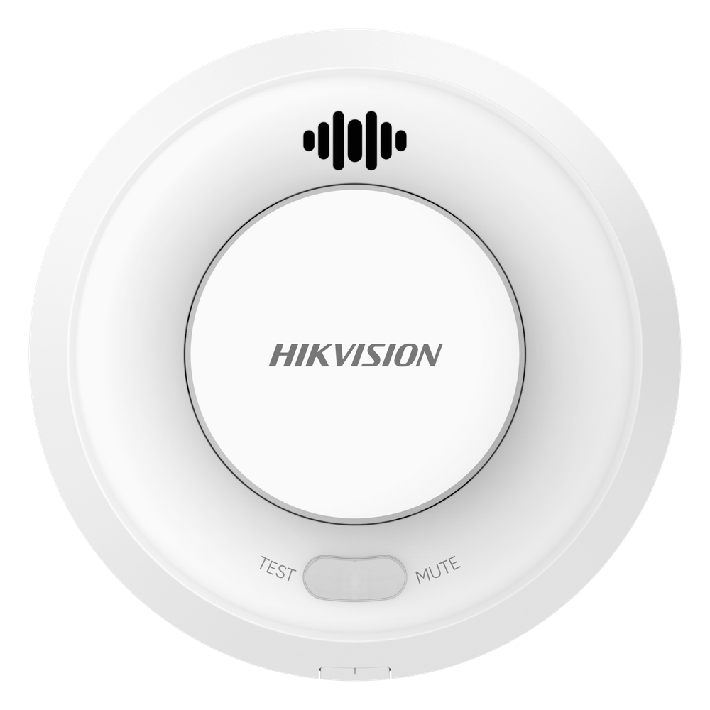 Detector de Humo Interlink con Funcion Hub / Doble Tecnología de Sensor de Luz / Alarma Auditiva 85dB / Batería de Litio 10 Años / Autoverificación / Compatible con Hik-Connect / Interconectable 30 Dispositivos HF-SG3-WF/R