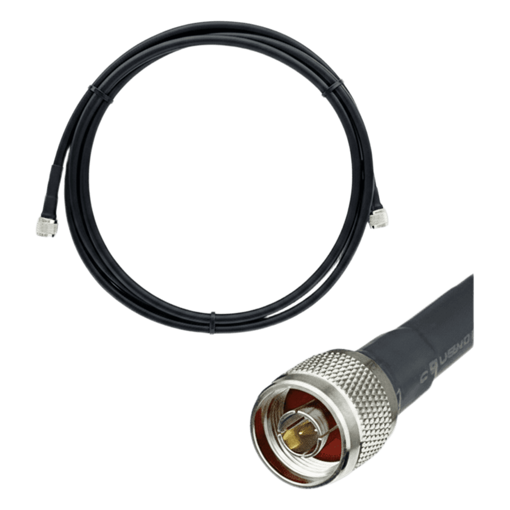 Jumper Coaxial con Cable Epcom405 | Conector N Macho en los Extremos | 3 Metros (9.84 pies) de Longitud. EP-JC405-NN3