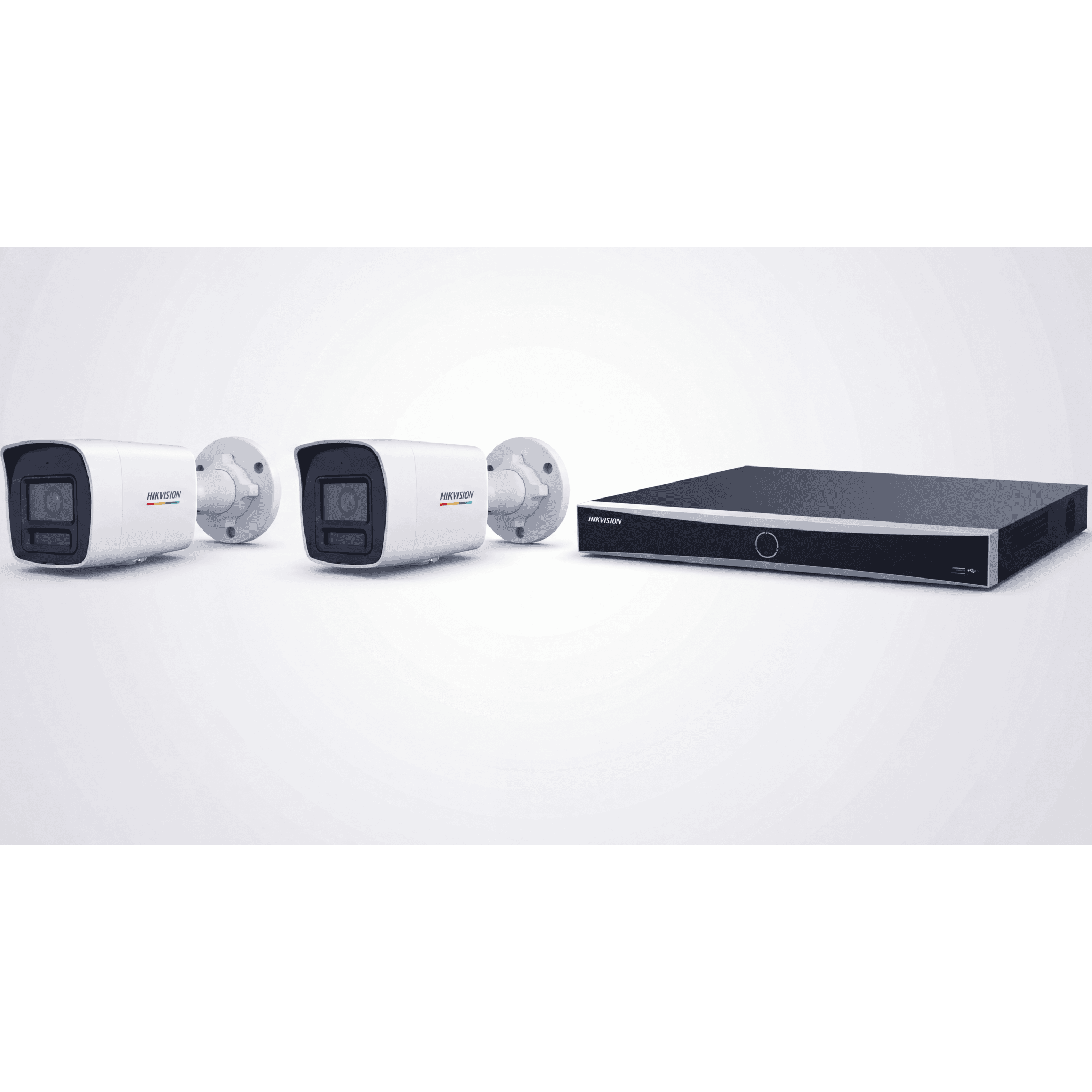 [ KIT ACUSEEK 2 CAM + 1 NVR ] / NVR 12 Megapixel / 8 Canales IP / 8 Puertos PoE / Cámara 4 MP / Tipo Bullet / Luz Dual 30 mts IR + 30 mts Luz blanca / Microfono Integrado / Exterior IP67 / WDR ACUKIT2CAM