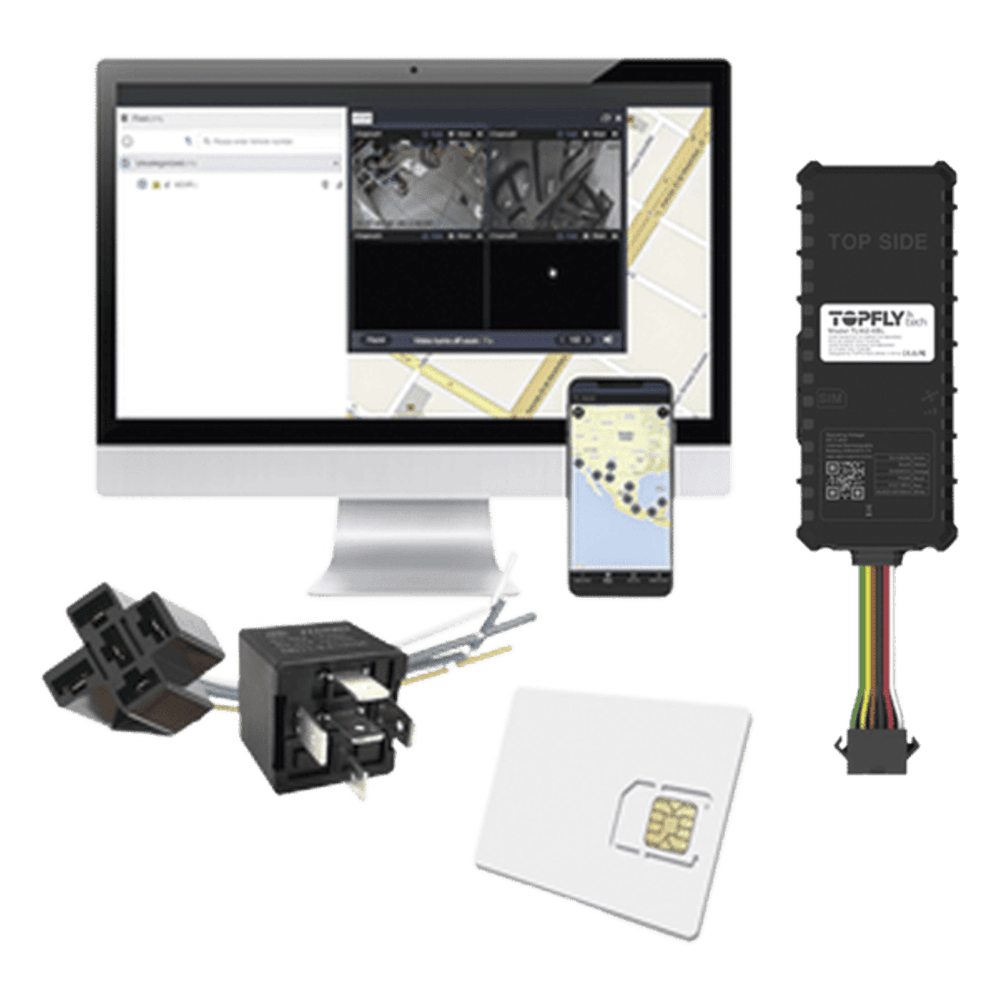 Kit Dispositivo TLW26BL para localización para vehículos / Conectividad 4G LTE y BLE 5.0 / Diferentes tipos de notificaciones / Corte y restablecimiento de energía / Relay + EPCOMGPSCODE + SIM500MB2Y TLW26BLKITCODE
