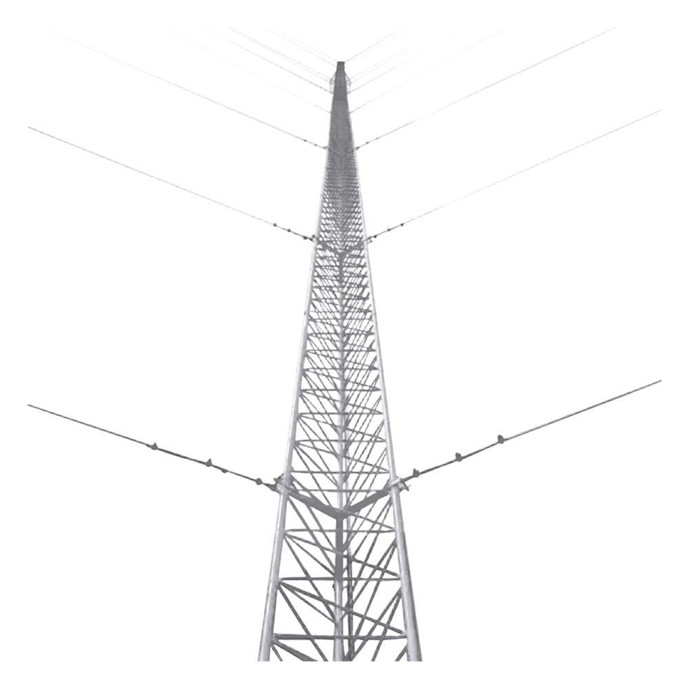 Kit de Torre Arriostrada de Piso de 6 m Altura con Tramo STZ35 Galvanizado Electrolítico (No incluye retenida). KTZ-35E-006