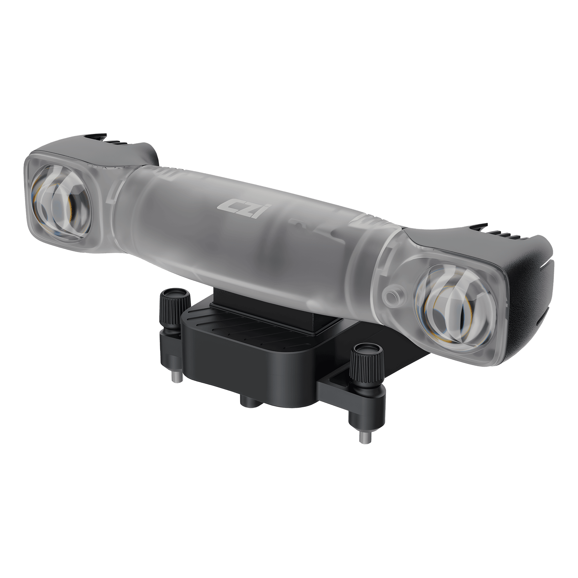 Luz de búsqueda, 30W LED Blanco, 100m Alcance, Algoritmo AI, Luz Roja/Azul/Amarilla, Láser Verde, Compatible Mavic3Enterprise/Matrice4, Peso 130g GL10V2