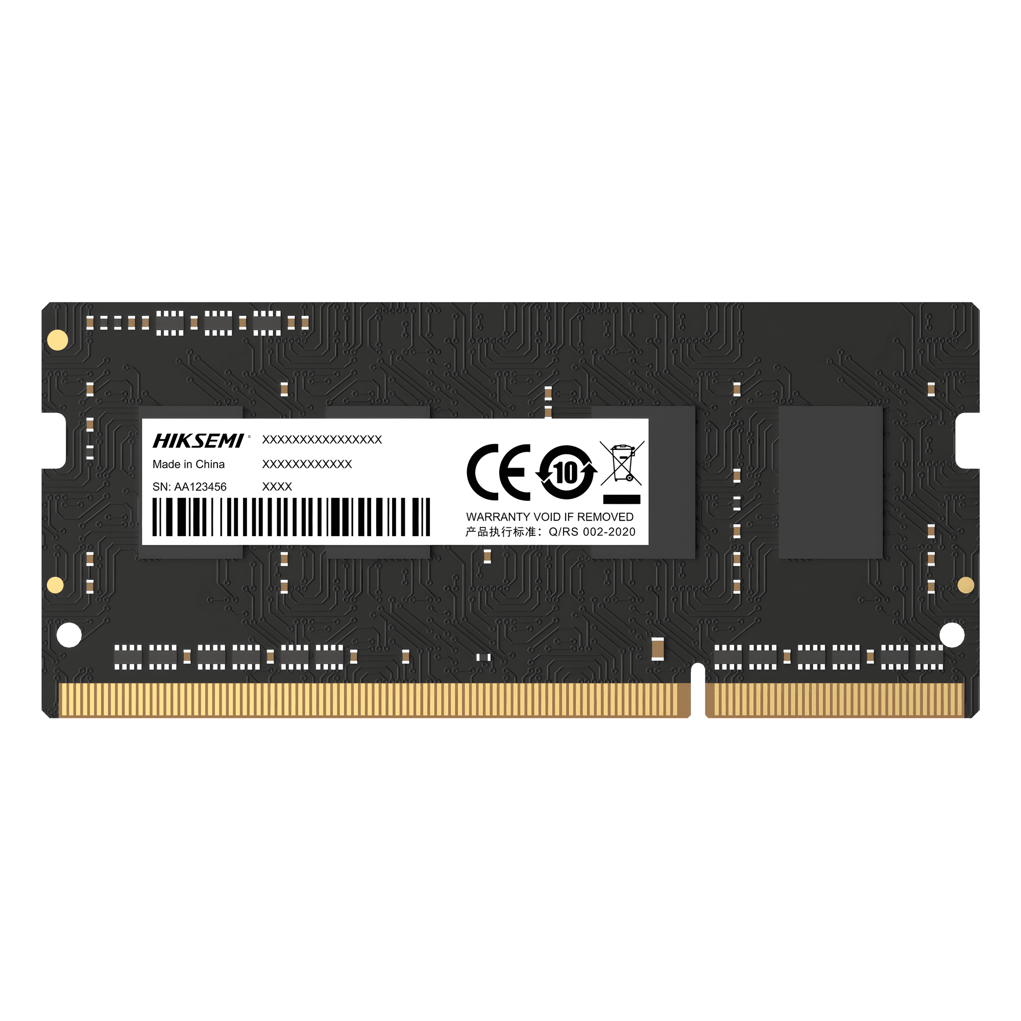 Memoria RAM DDR4 SODIMM 8 GB / 2666 MHz / CL19 / Para Laptop o NAS / HIKSEMI by HIKVISION HS-C408-S26Z1/8G