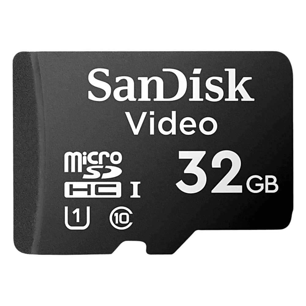 Memoria microSD SanDisk 32GB / Alta Resistencia / Videovigilancia / Clase 10 SDSDQAS4032GBP