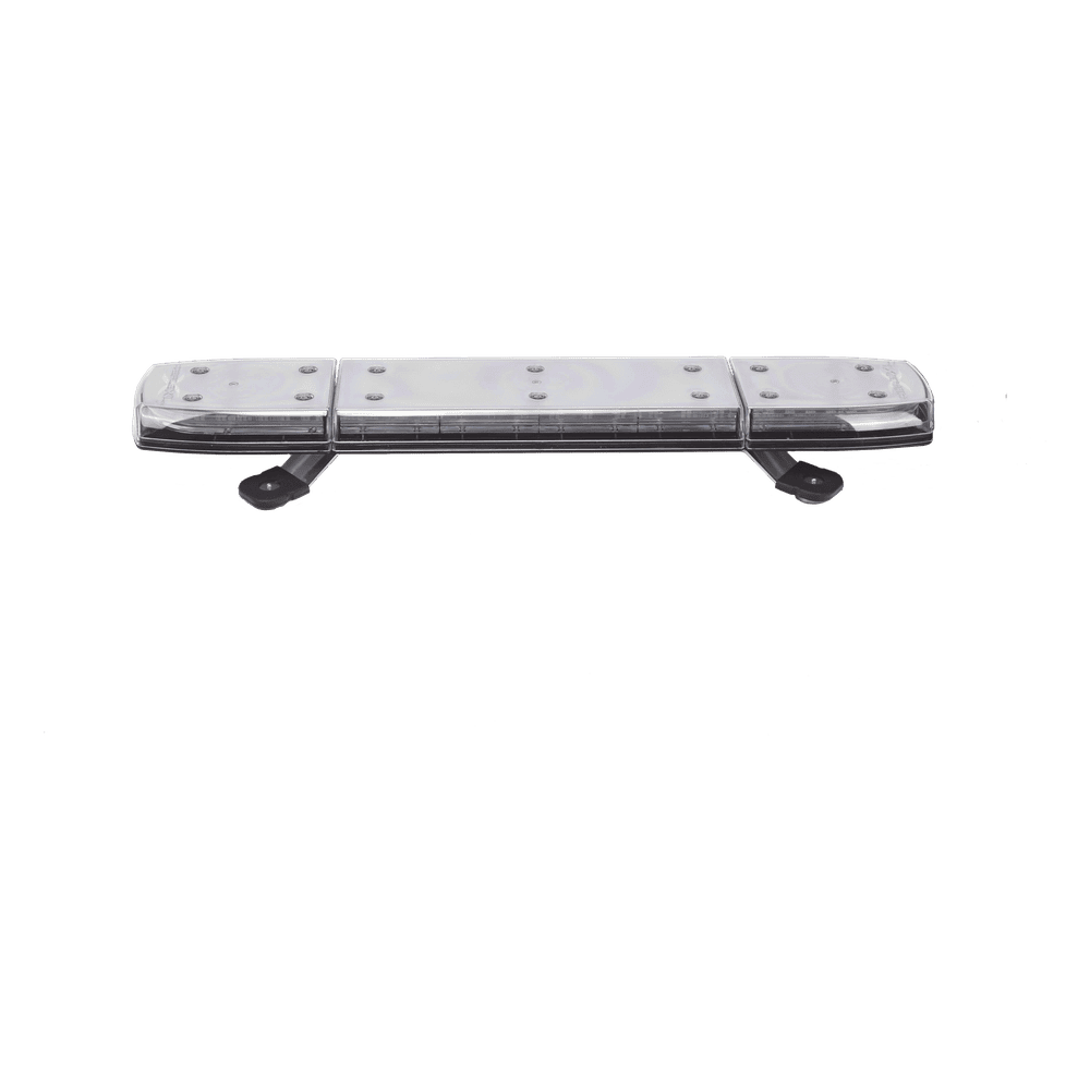 Mini Barra de Luces de 144 LED, Ambar/Blanco, 24 Pulgadas, Lente Transparente, Montaje Con Iman Y Conexion Para Encendedor De Vehiculo 11-024CAC-E-MG