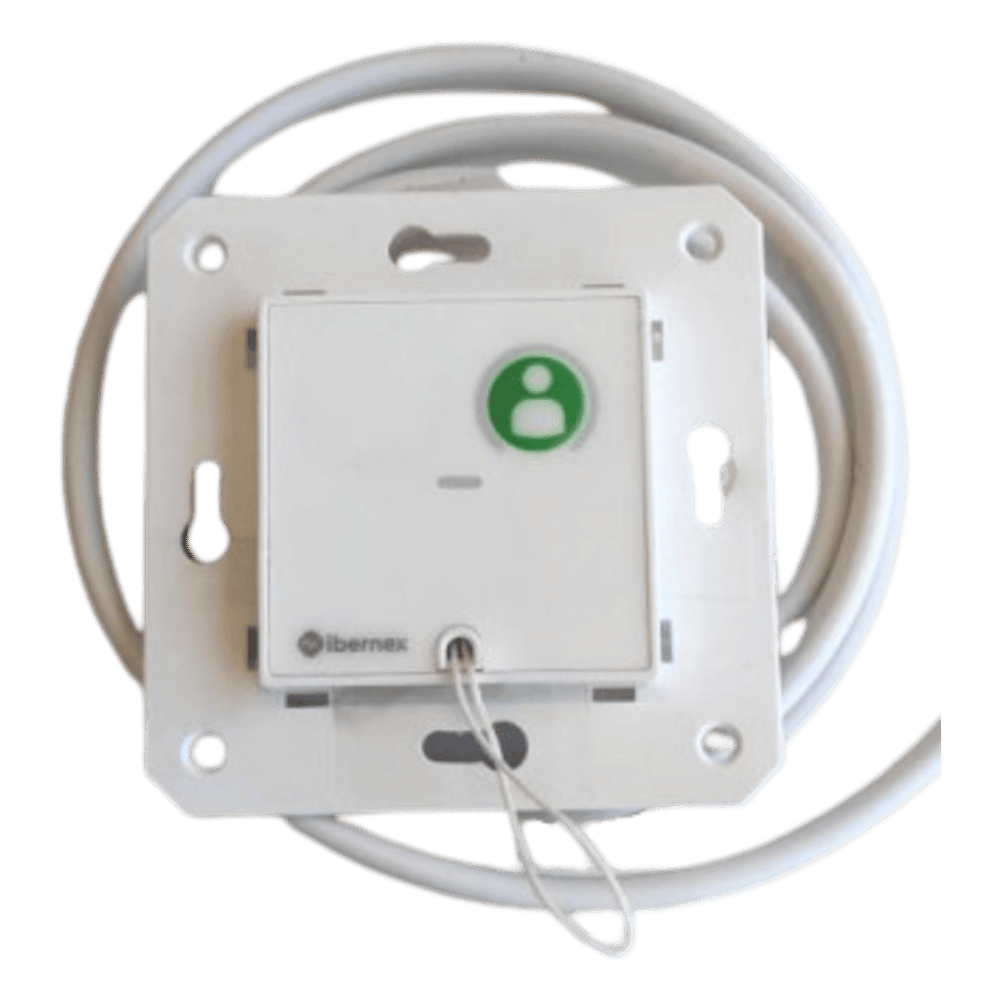 Módulo Asistencial de Empotrar IP67 / Material ABS Antimicrobiano / Botón Cancelación / Indicador Luminoso de Alarma y Presencia / RS485 / Compatible Cajas Europeas y Americanas NX0067/C