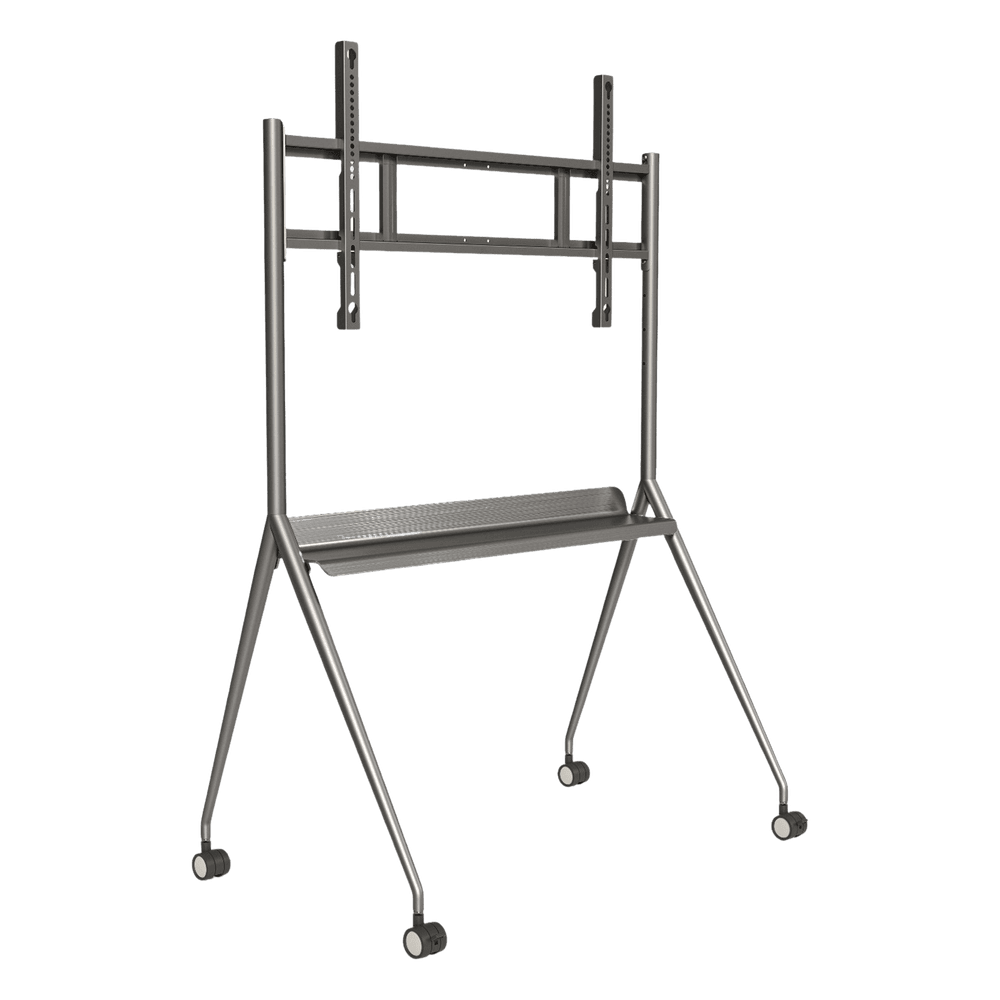 Montaje de Piso Móvil para Pantallas de 86" y 98" / Compatible con VESA / Incluye Soporte para Pantalla DS-D5ABKY2-B