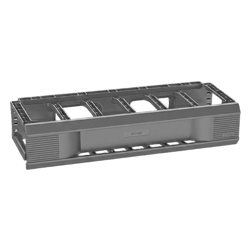 Organizador de Cables Horizontal CableTek, Sencillo (Solo Frontal), Para Rack de 19in, 1 UR DCHS1