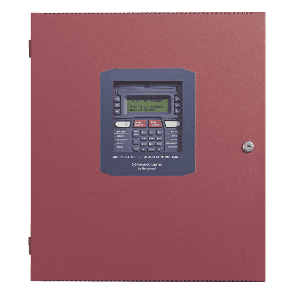 Panel direccionable de detección de incendio de un lazo SLC para hasta 50 puntos, con comunicador dual IPOTS-COM y dispositivos SWIFT ES-50XI